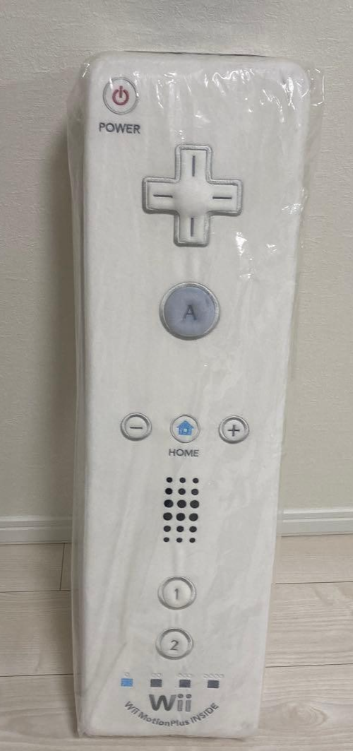 Nintendo Museum Wii Controller Plush Toy Big Cushion Japan