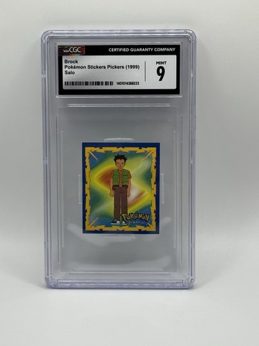 Brock Salo Pokémon Nintendo Stickers Pickers (1999) Stickers Pickers Graded 9