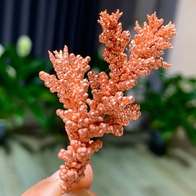 22G Rare!! iridescent Native Copper crystal mineral specimen