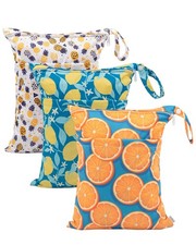 Wet Dry Bags for Baby Cloth Diapers, Washable Travel Bags, Beach, Pool, Gym B...