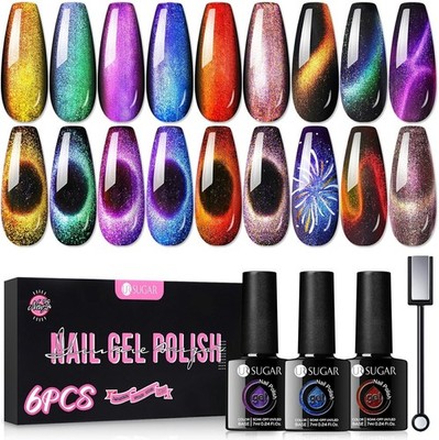 UR SUGAR UV Nagellack Magnetisch Set 6 Farben