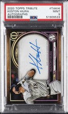 2020 TOPPS TRIBUTE AUTO #TAKHI KESTON HIURA /199 PSA 9 AUTO