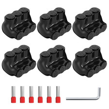 3 Port Insulated Multi Tap Connector 2-14 AWG Aluminum to Copper Wire Connectors