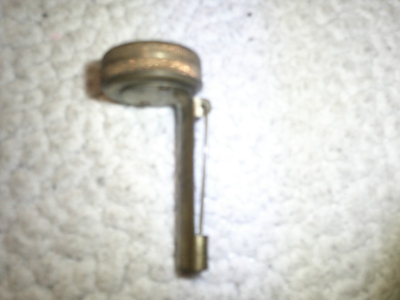 Vintage Clip on Brass Compass