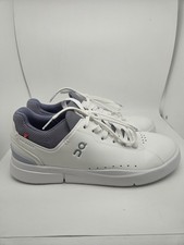 ON The Roger Advantage Clubhouse Sneakers Men's US 8 Gray White
