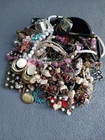 Lot Of  Wearable Mixed Vintage Costume Jewelry 2 Ibs