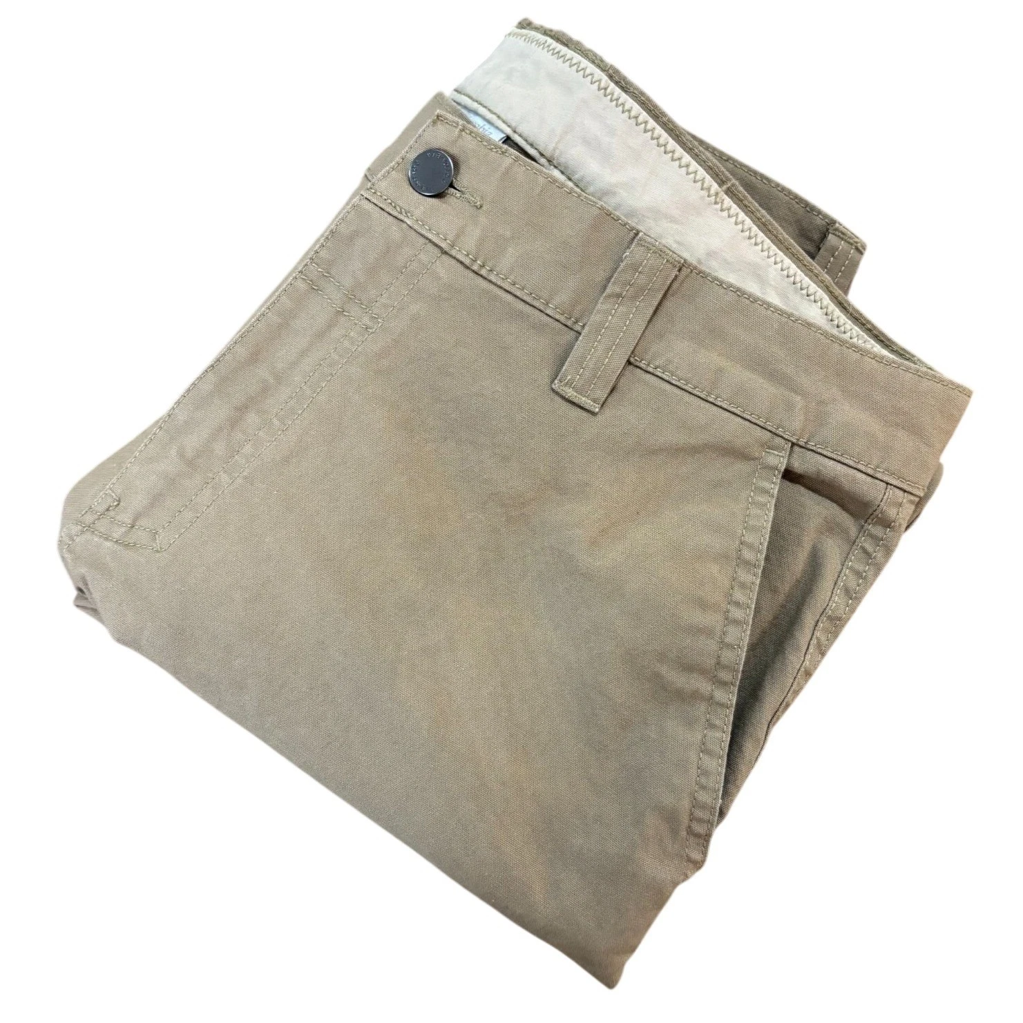 COLUMBIA Mens 34x30 Khaki Chino Pants Regular Fit Stretch Casual