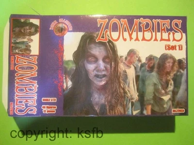 1:72 Alliance #023 Fantasy Endzeit Zombies Set 1 Zivilisten Frauen Kinder Männer