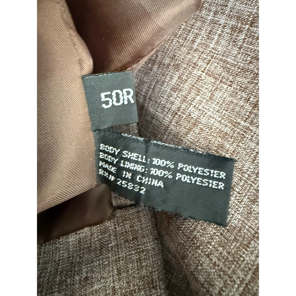 Abrigo deportivo vintage Circle S para hombre 50R marrón Dallas Texas Western Blazer chaqueta Foto 4 de 4