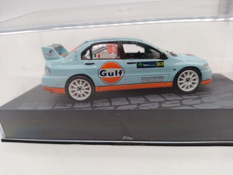 Mitsubishi Lancer Evo Gulf Rally Ireland #63 Gallagher 1/43 Ixo Models Altaya § - Immagine 4 di 4
