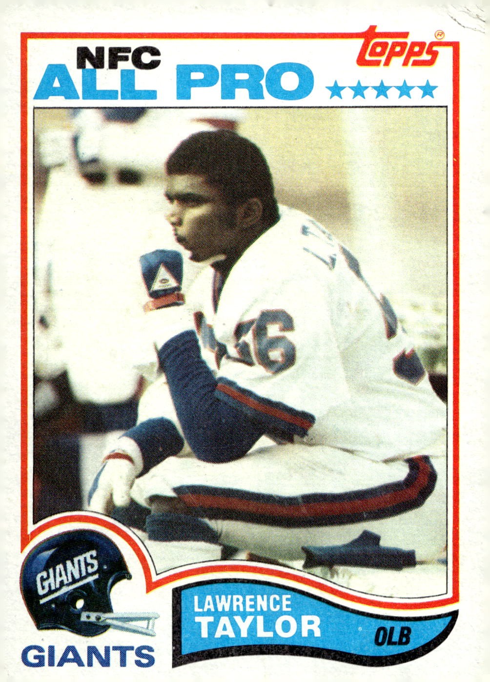 1982 Topps #434 Lawrence Taylor