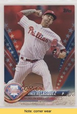 2018 Topps Independence Day 14/76 Vince Velasquez #628 READ fm0