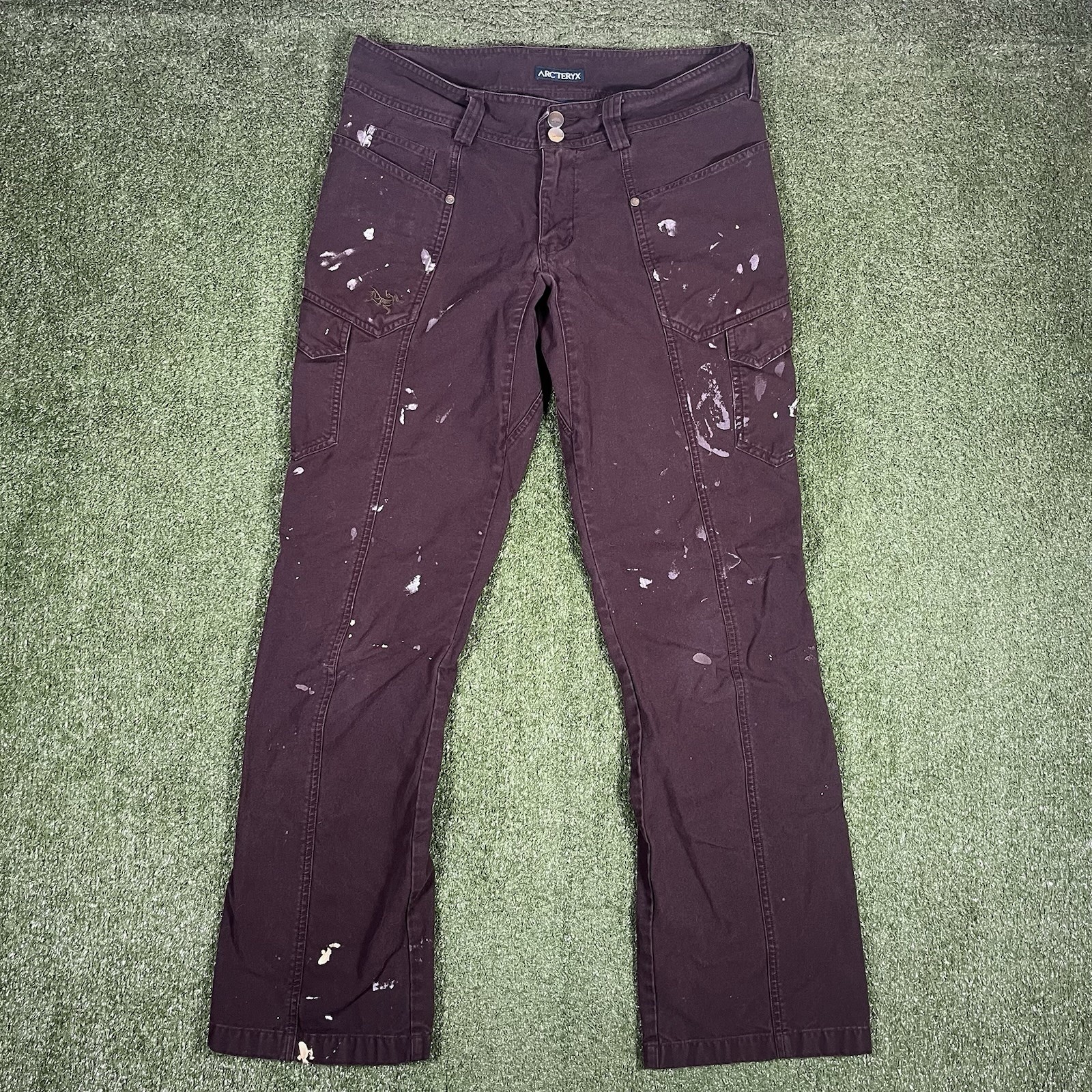 Arc'teryx Pantalone Donna 8 Viola 32x32 (Etichetta 29") Cargo Outdoor Pant MACCHIATO