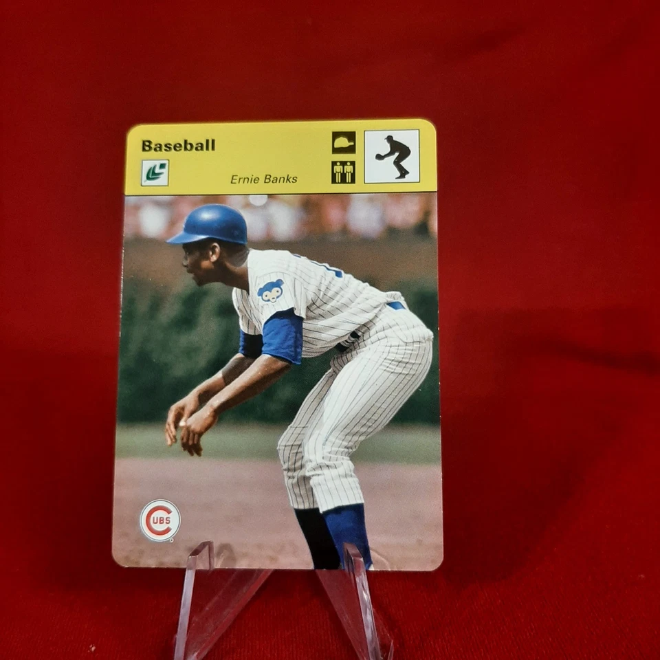 2004 Donruss Sportscastor Ernie Banks  #14 Fielding #3/25!rare Ssp. - Image 3 of 3