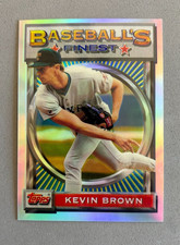1993 Topps Finest Refractor #134 Kevin Brown NM or Better Rangers Marlins