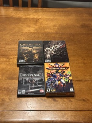 Lot RPG PC Games Deus Ex Human Rev, Dragon Age 2, Mass Effect 2, Freedom Force