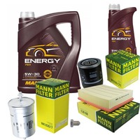 Mann Inspektionspaket 6L Mannol Energy 5W-30 FüR Audi A4 2.6 2.8 Quattro