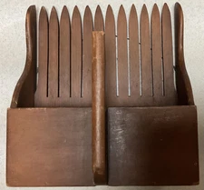 Vintage Wooden Cranberry Hand Picker Scoop Rake, Has Hanger to Display