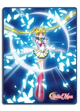Sailor Moon Super S - Sailor Moon Attack Throw Blanket 46"W x 60"H