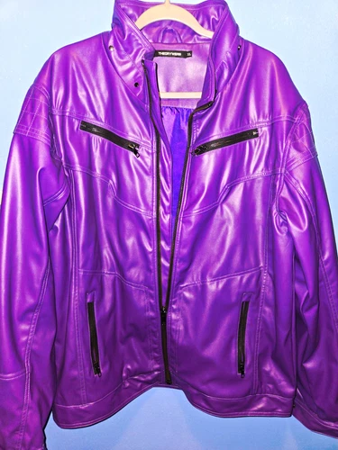 Theorywear Men's Purple Full Zip Jacket XL - product listing photo