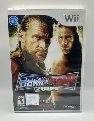 New Sealed WWE Smackdown Vs. Raw 2009 for Nintendo Wii Complete
