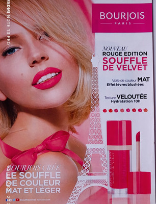 Colors cosmetics make-up lipstick / BOURJOIS .Pink Lipstick