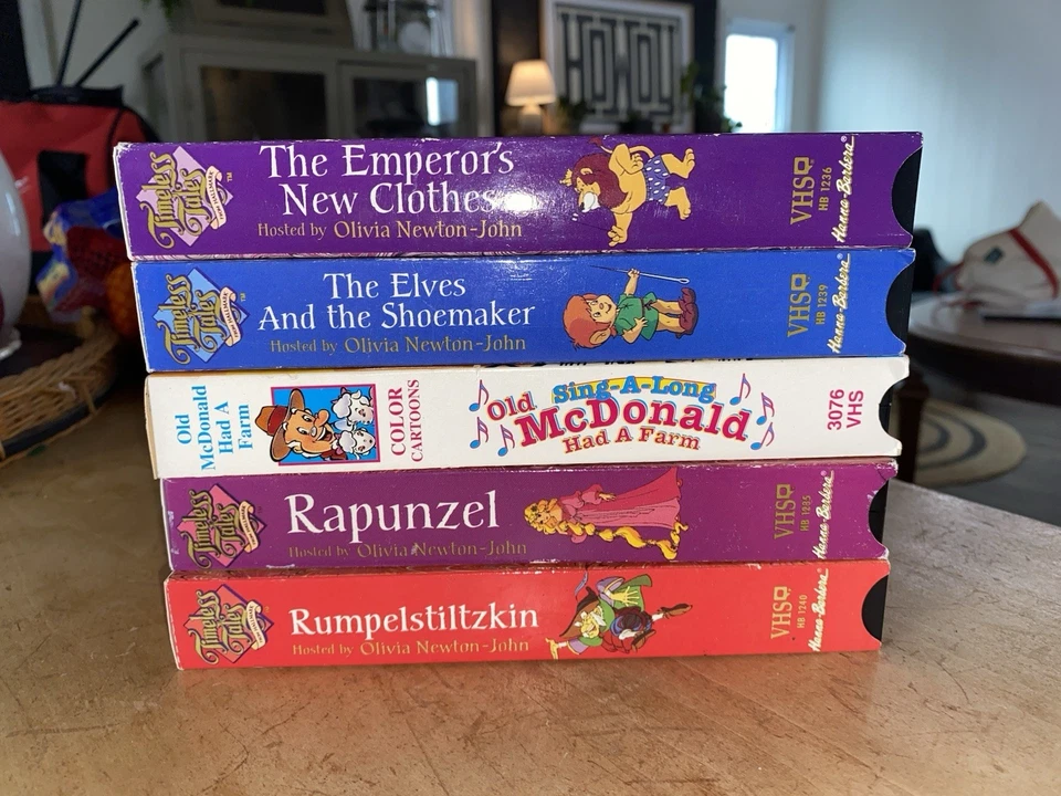 Hannah Barbera VHS Lot Timeless Tales - Rumplestiltskin Vtg Cartoons HTF OOP - Image 2 of 4