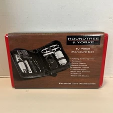Roundtree & Yorke 10 Piece Manicure Set  (B-Z1)