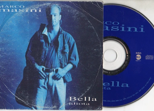 MARCO MASINI in SPAGNOLO CD single PROMO 1 Traccia BELLA IDIOTA made in SPAIN