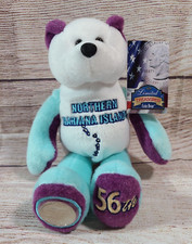 Limited Treasures Plush Northern Mariana Islands Coin Bear Stuffed Animal 8"