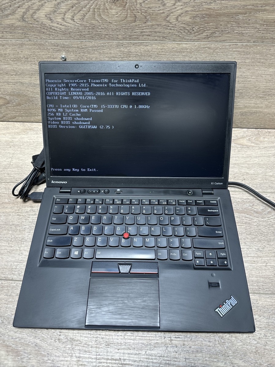 Lenovo ThinkPad X1 Carbon Laptop Core i5-3337U 1.8GHz 4GB /damaged