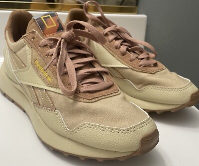 Reebok National Geographic x Classic Leather Legacy AZ Sahara size 7