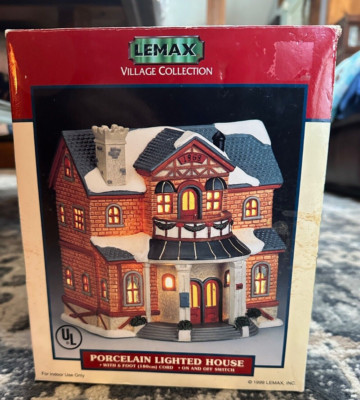 Lemax Village Collection 95414 Porcelain Lighted House 1999 Works New Vintage
