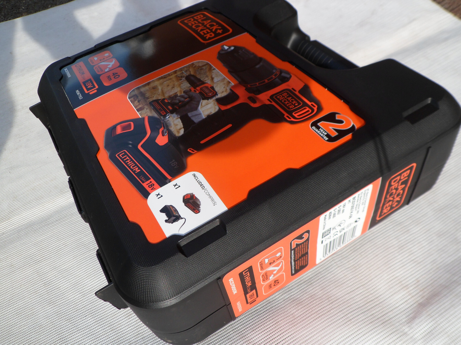 Black & Decker 18V Lithiumion 2 Gear Hammer Drill with Battery and