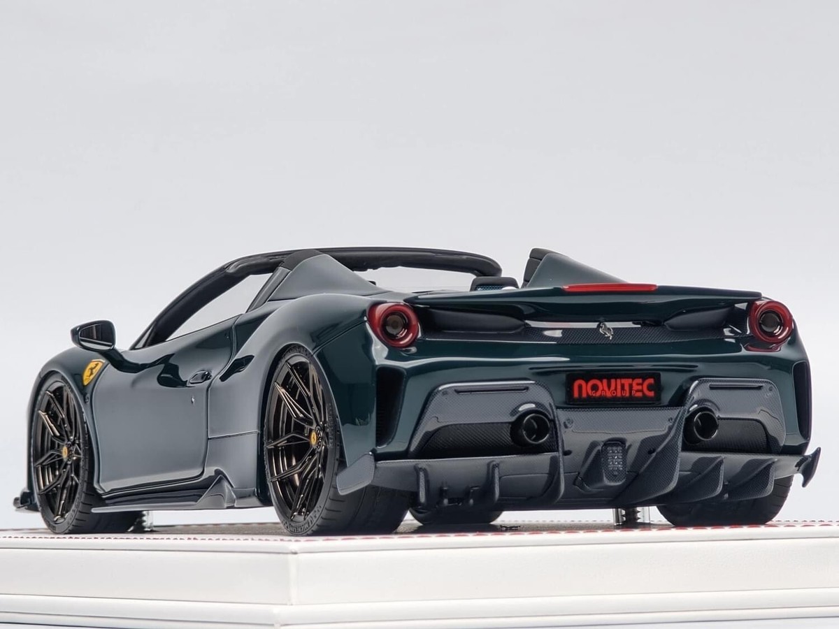 Ferrari 488 Pista Spider NOVITEC (Dark Green) [Davis & Giovanni] 1