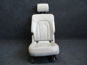 LEDER Rücksitzbank rechts Audi Q7 4L Rückbank Sitz Ausstattung ACHATGRAU