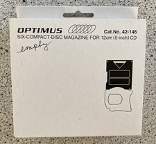 OPTIMUS Six Compact Disc Magazine. PRW-1141 Pioneer/Optimus CD players Sleeve