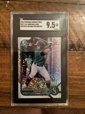 2022 Bowman Chrome Jonatan Clase Speckle Refractor BCP-118 288/299 SGC 9.5