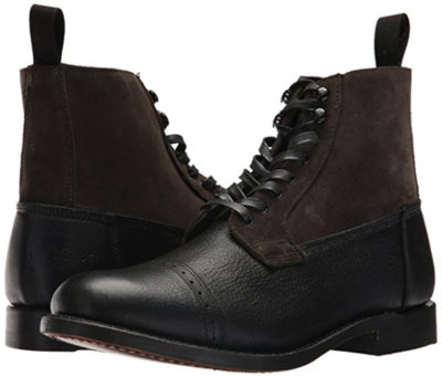 NIB FRYE Mens Garrison Lace Combats Boot Pebbled Leather 13  display picture 3