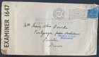 1940 Indianapolis IN Usa Censored Cover To France Airmail Service Suspended — photo 1
