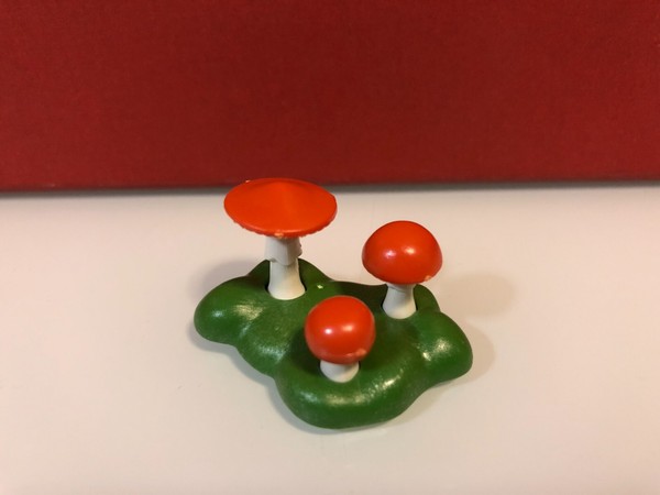 Playmobil setas micología rebollones níscalos hongos champiñones silvestres
