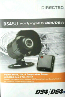 DIRECTED DS4SU Security Upgrade Shock Tilt Temperature & Siren NEW