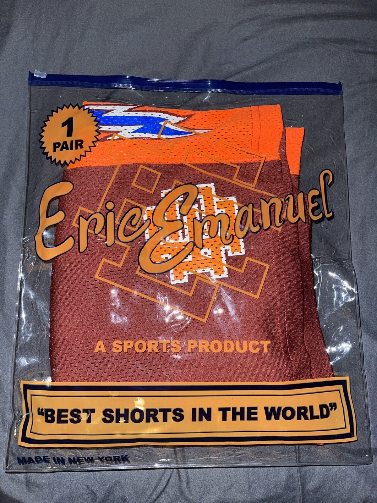 Eric Emanuel EE Basic Short Maroon/Orange. Medium - image 1