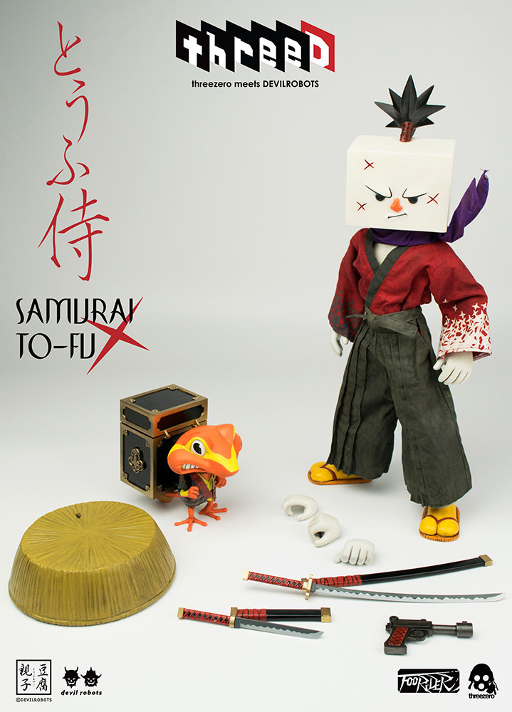 THREEZERO x DEVILROBOTS SAMURAI TO-FU W/ KIKUCHIYO 1/6 ACTION