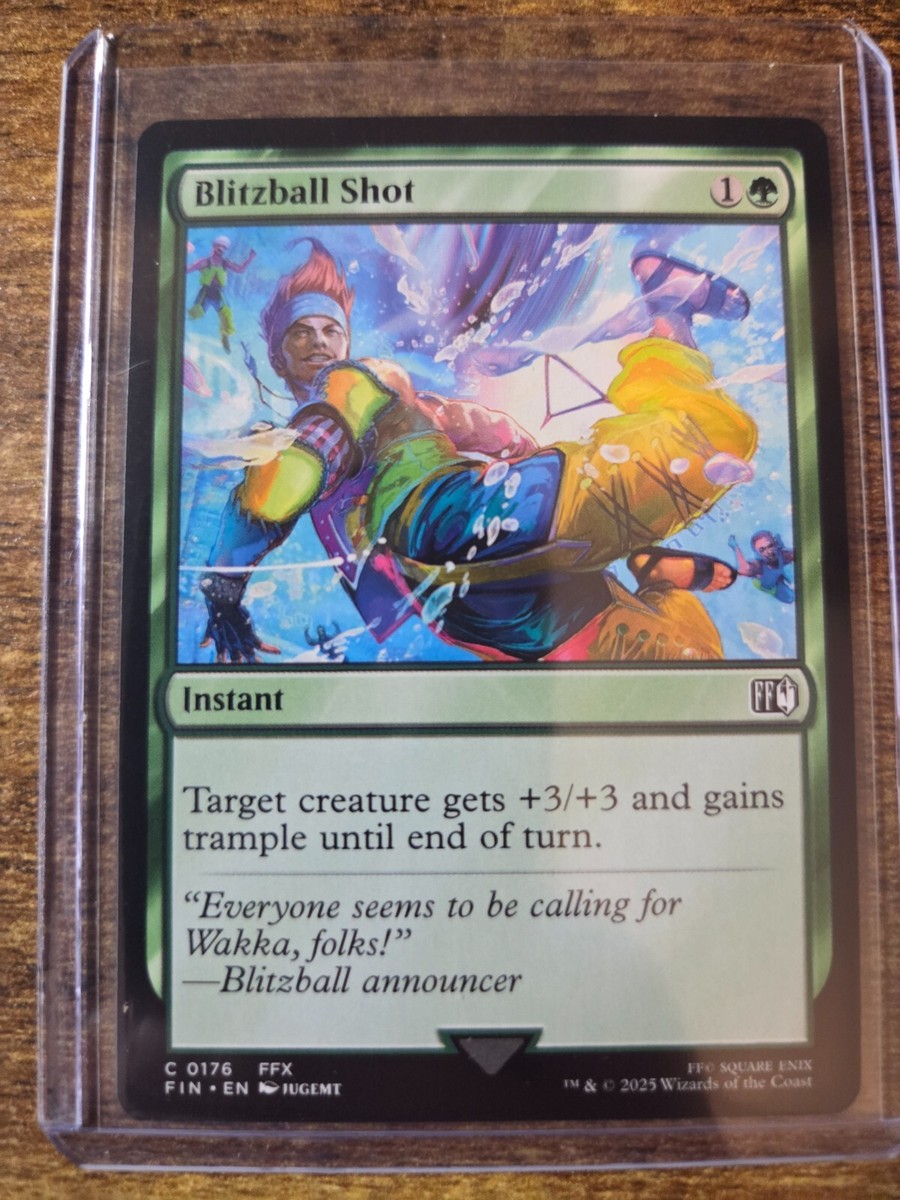 Magic: The Gathering Final Fantasy Blitzball Shot C #0176 FFX MTG
