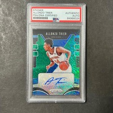 2019-20 Panini Prizm #SG-ATR Allonzo Trier Signed PSA/DNA Trading Card Autograph