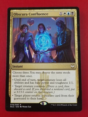 1x Obscura Confluence | New Capenna Commander | MTG Magic Cards | eBay