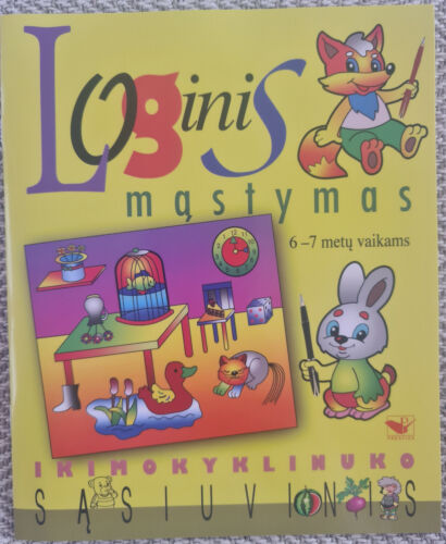 LOGINIS MASTYMAS new Lithuanian educational activity book for children - Picture 1 of 1