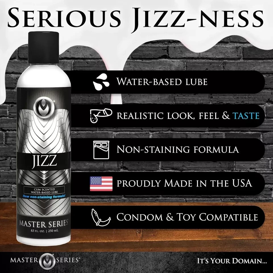Fake Cum Jizz Lube Water Base Flavor Scented Squirting Sex Sperm