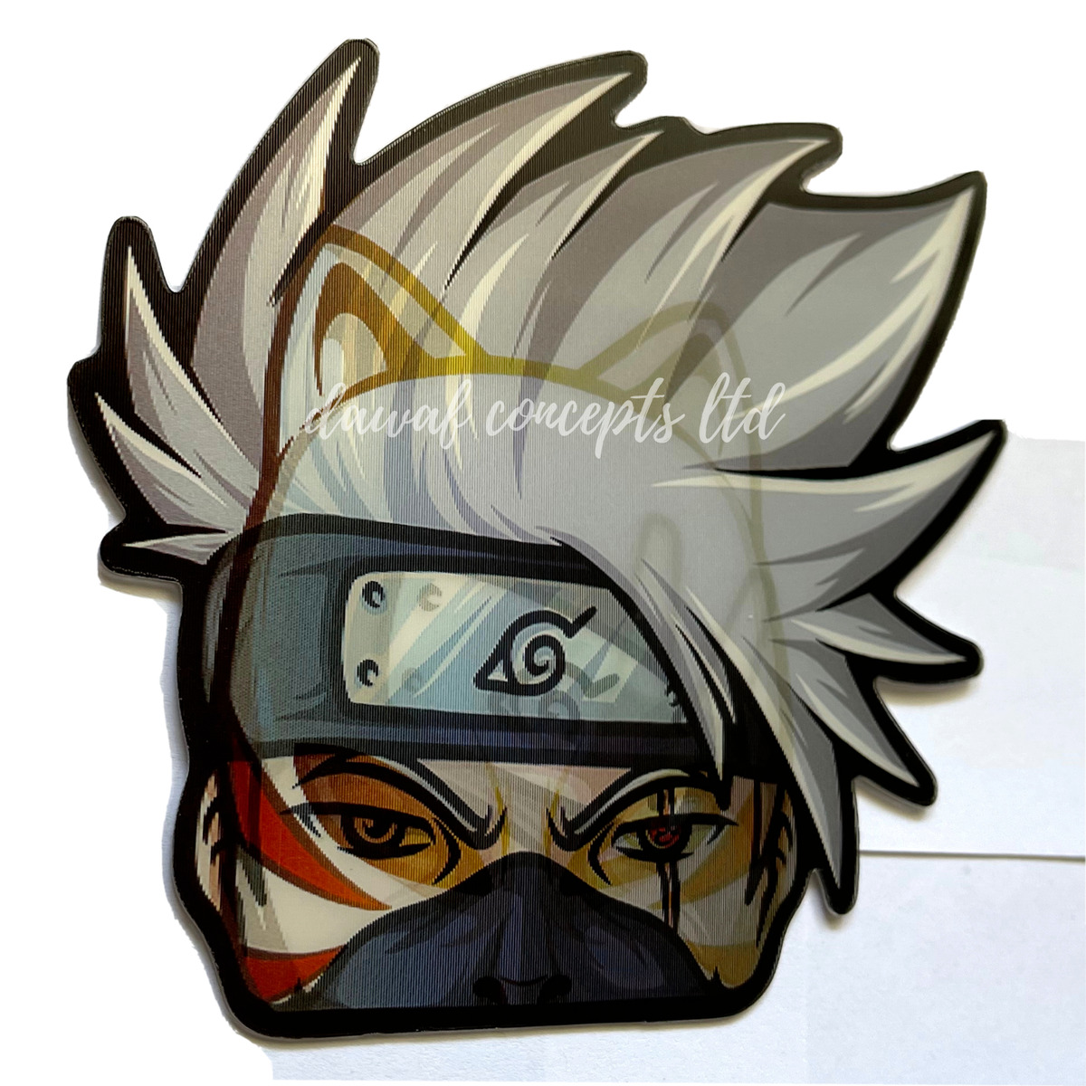 Naruto Hinata Hyuga Anime Motion Sticker For Car/Laptop/ 3D Lenticular  Peeker